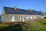 Close to Mur de Bretagne-Stone longere in coutryside
