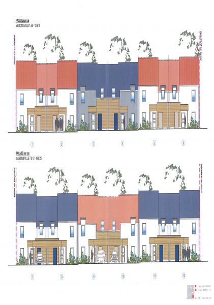 SAINT AUBIN SUR MER, achat en VEFA maison neuve type F/4 avec jardin et carport, normes BBC