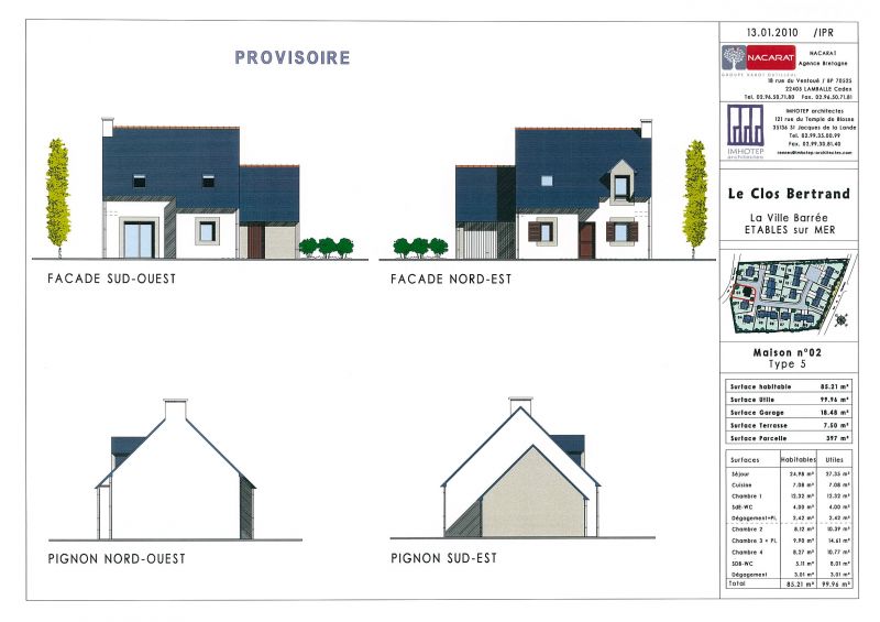 Maison  Type 5 surface habitable 85.21 surface terrain 397 m�
