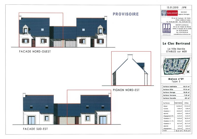 Maison Type 4 surface habitable 79.82 surface terrain 351 m�