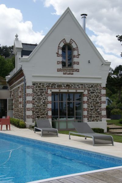 Port es leu, maison en pierres r�nov�e avec piscine vue mer