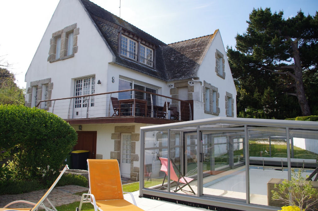Location saisonnière : KICHEN AR MOR, Standing avec piscine, vue mer, à 100m de la plage Location saisonnière : KICHEN AR MOR, Standing avec piscine, vue mer, à 100m de la plage