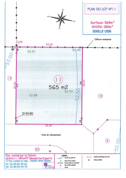 Terrain Plougonvelin 565 m2