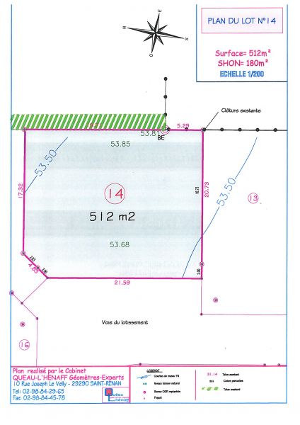 Terrain Plougonvelin 512 m2