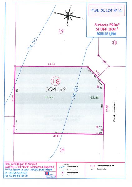 Terrain Plougonvelin 594 m2