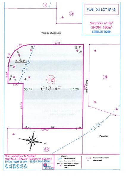 Terrain Plougonvelin 613 m2