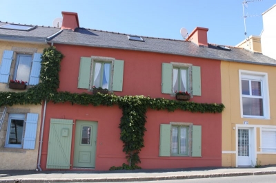 MAISON DE PECHEUR EN COURS DE RENOVATION SUR LA CORNICHE DE KERHUON AVEC VUE MER IMPRENABLE
