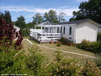 Maison Moelan Sur Mer mobile home sur terrain priv� prooche de la mer