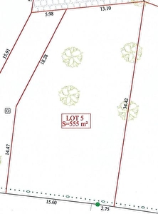 Terrain � b�tir Penestin - 555.00 m2