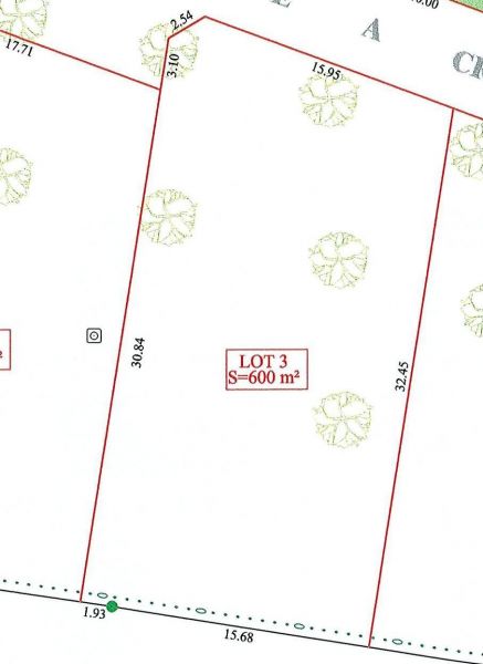 Terrain � b�tir Penestin - 600.00 m2