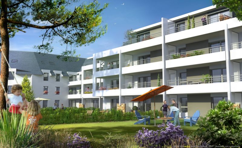 CAP MARINE - Appartement de type T4 avec 1 parking et 1 garage � Etel