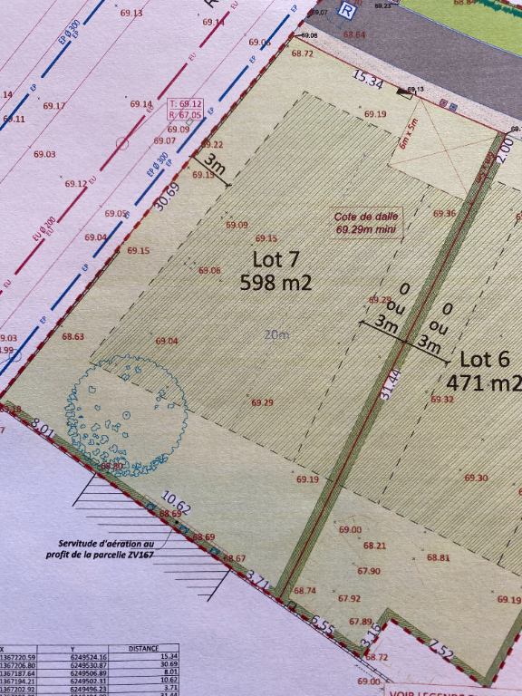 Terrain 598 m2 PLEIN BOURG Terrain 598 m2 PLEIN BOURG